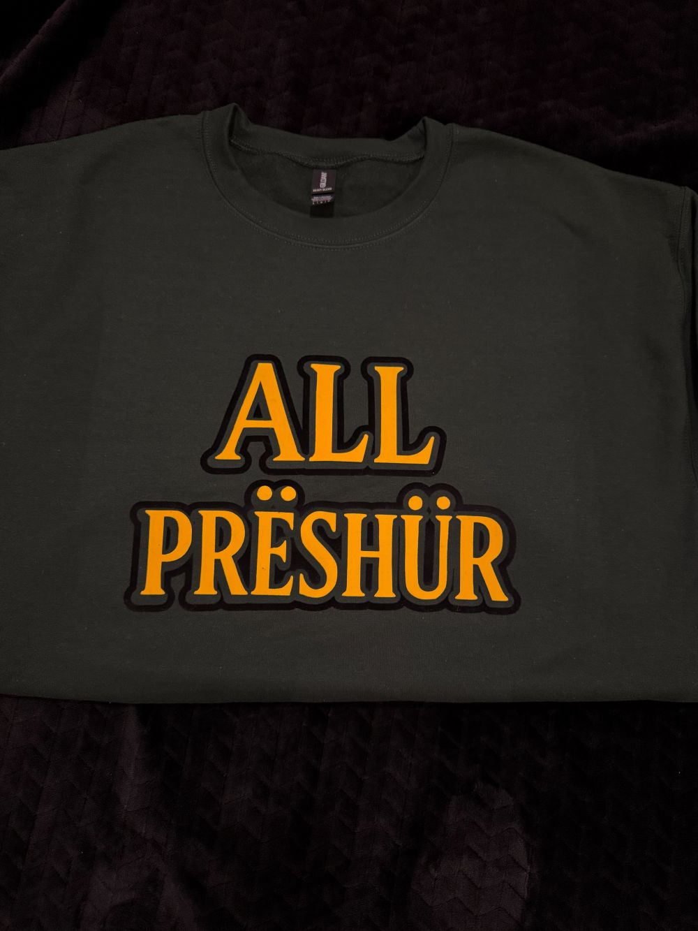 All Preshure Crew Long Sleeve Shirt Green