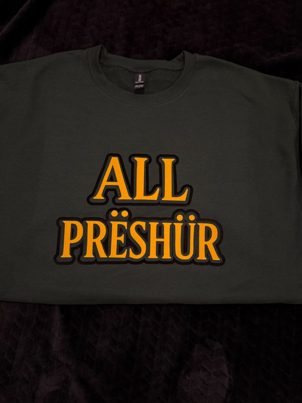 All Preshure Crew Long Sleeve Shirt Green