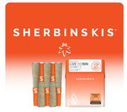 Sherbinskis - Pre-Roll Live Rosin Joint Pack- 10 Flavors