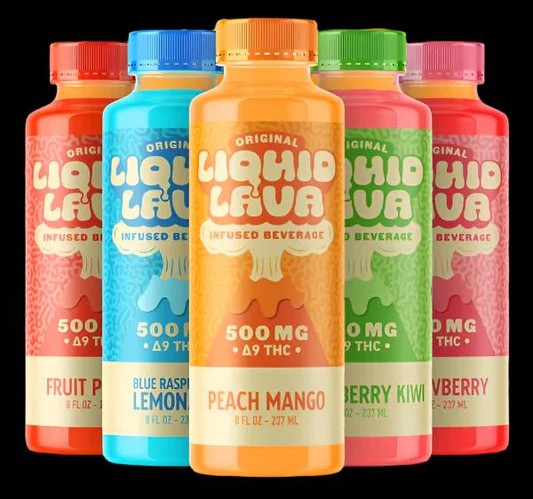 LIQUID LAVA INFUSED BEVERAGE : 500mg D9