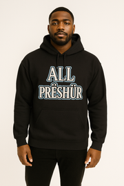 All Preshure Sweatshirt with Hoody Black