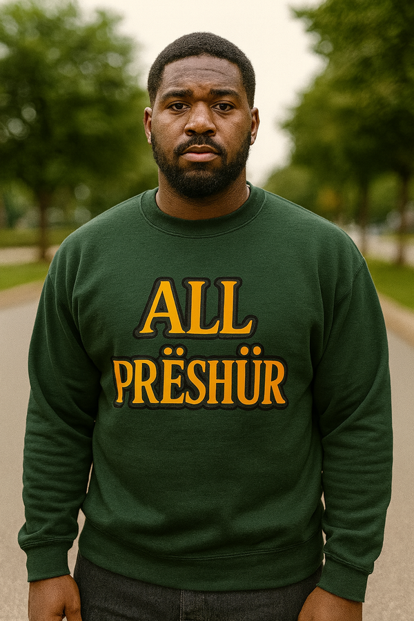 All Preshure Crew Long Sleeve Shirt Green