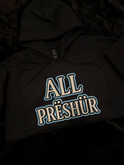 All Preshure Sweatshirt with Hoody Black