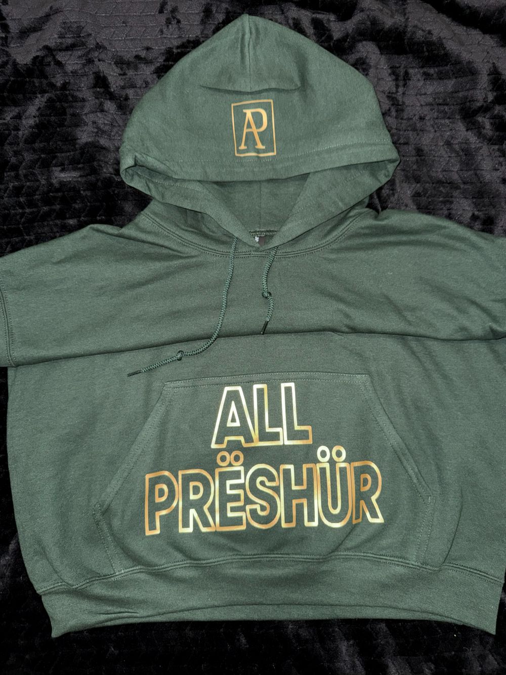 All Preshure Sweatshirt with Hoody Green